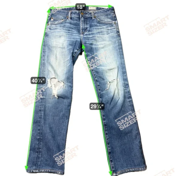 AG Adrian Goldschmied Mens Jeans Matchbox Slim Straight Jeans – Size 32 - Picture 9 of 14